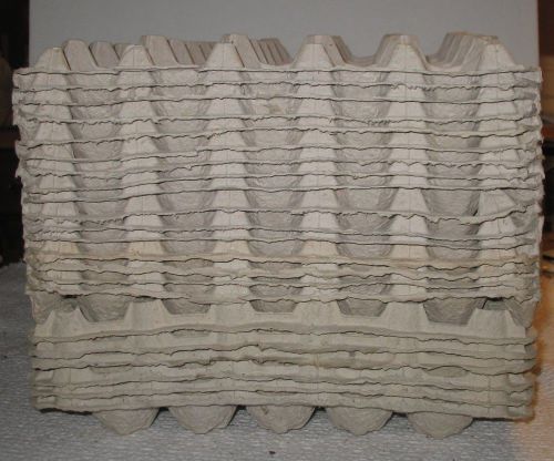 22 Cardboard/Paper Pulp Large Egg Trays Cartons Used Clean Holds 30 Ea Free Ship