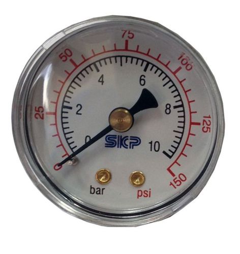 Air Pressure Dry Gauge 1.5&#034; Dial Center Back Mount 0-160 PSI 1/8 NPT Lot of 100