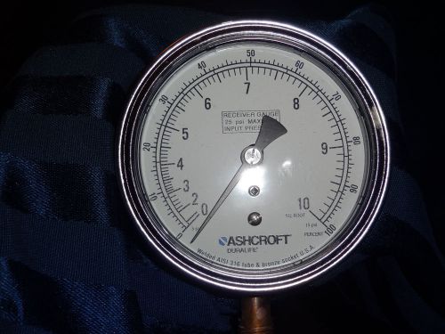 Ashcroft indust. duralife guage 35-1009-aw-o2l-3-15# -xajpr   3 1/2&#034;  10046615-3 for sale