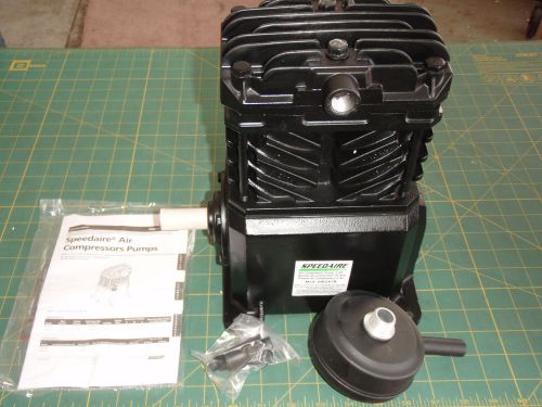 Speedair air compressor pump, 1 stage, 3hp, cast iron &amp; stainless steel !os4! for sale