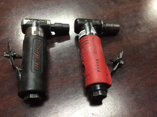 Lot Of 2 Snap-on Mini Right Angle Die Grinders Pt110 And Pt110a For Parts (mm)
