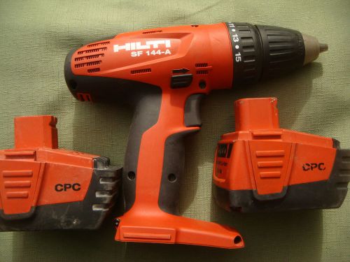 Hilti SF 144-A 14.4V Li-Ion 1/2&#034; Cordless Drill/Driver With  two Batterie