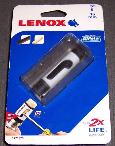 Lenox tools 1771823 5/8&#034; bi-metal speed slot hole saw for sale