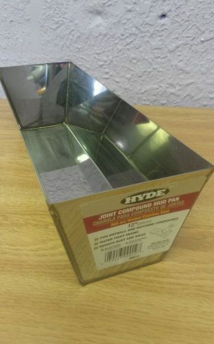 Joint compound mud pan 09012 HYDE 12&#034; stainless steel FREE SHIP