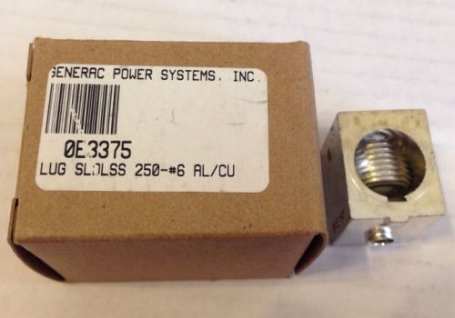 Generac Power Systems 0E3375 LUG SLDLSS 250 #6 AL/CU