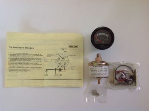 Suzuki Oil Pressure Guage And Sender Kit, 12 Or 24 Volt Operation