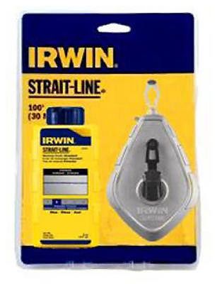 Irwin 100&#039; 4OZ Aluminum Blue Chalk Reel
