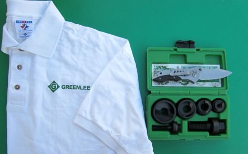 Greenlee slugbuster k.o punch set 7235 bb- 1/2&#034; to 1-1/4&#034;, excellent condition for sale