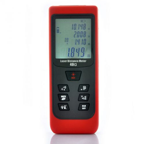 Hand-held laser distance meter-timer - 0.05 to 40 meters for sale