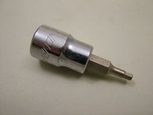 Hex allen key bit socket 3/8&#034; drive 3mm Endura brand industrial quality S2/CrV