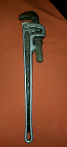 Ridgid no. 824 24&#034; aluminum hd pipe wrench free shipping for sale