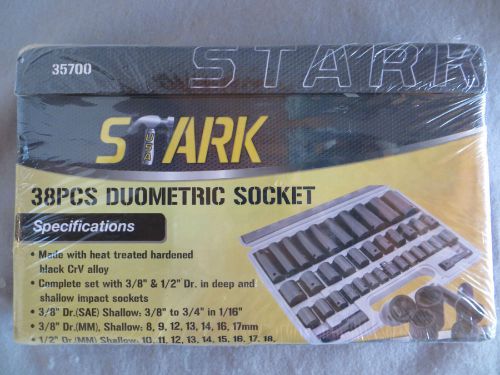 Stark 38 piece duometric impact socket set #35700 for sale