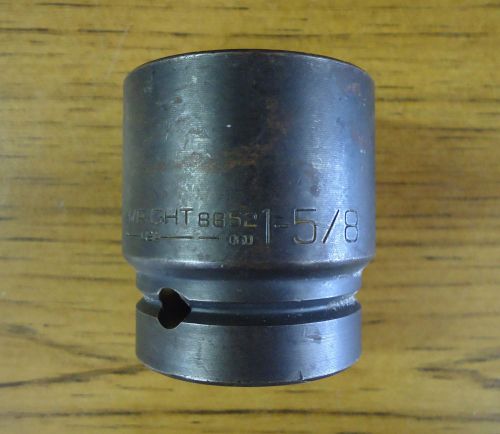 Wright 1-5/8&#034; standard well impact socket 1&#034; drive #8852 (usa) for sale