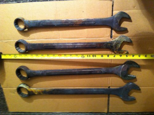 Wrenches - 4 Large,  Sizes 2&#034;, 1 7/8&#034;, 1/5/8&#034;, and 1 1/2&#034;