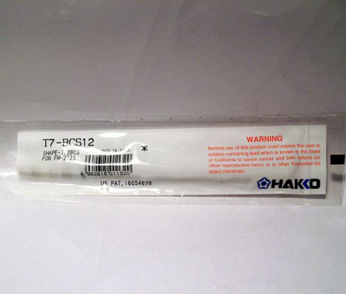 New-hakko t7/t15-bcs12 soldering tip for fm-202/fp-102 for sale