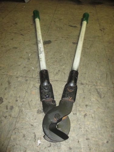 Greenlee 702 cable cutter - fiberglass handle - 750 mcm capacity for sale