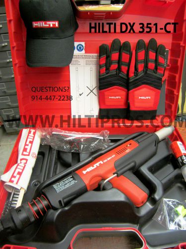 Hilti dx 351-ct power actuated tool,preowned, l@@k ,free hilti extras, fast ship for sale