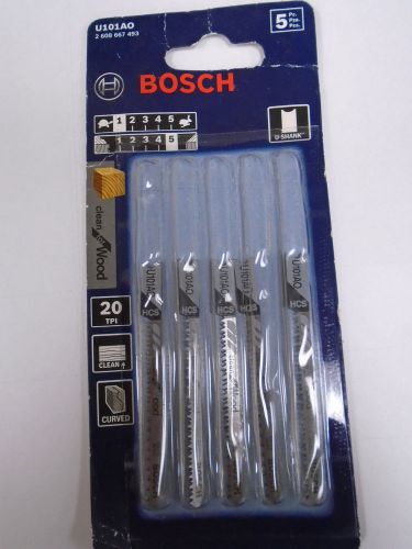 Bosch U101AO U-Shank 5pc Blades 20TPI