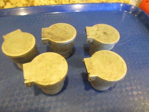 Lot of 5 Gits Oil Oiler  Cups Hit &amp; Miss Engines?