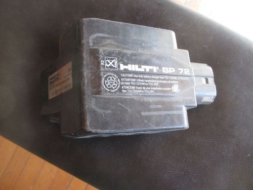 HILTI  24v rechargeable battery pack high-capacity BP-72 Ni-Cd 3.0Ah