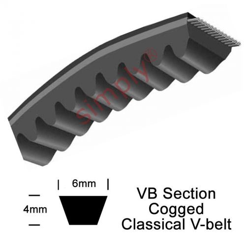 Optibelt VB-6x450-Li Cogged Classical 6mm Wide 4mm Deep V-Belt