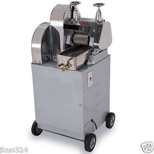 Sugar Cane Juicer Machine Stainless Steel Duty with wheels New Super HD