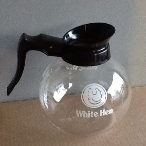 Lot of 3 White Hen Logo Coffee Decanter Great For Office Home Diner Coffee Shop