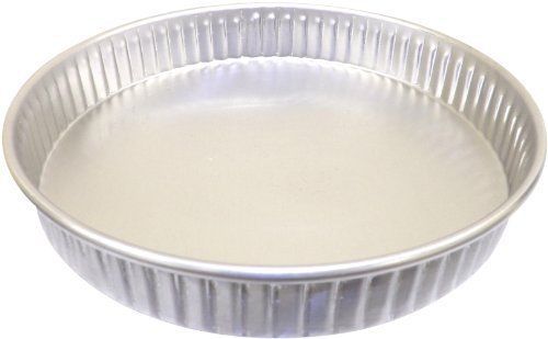 Allied Metal CPF9X1 Hard Aluminum Fluted Cake Pan  Straight Sided  9 by 1-Inch