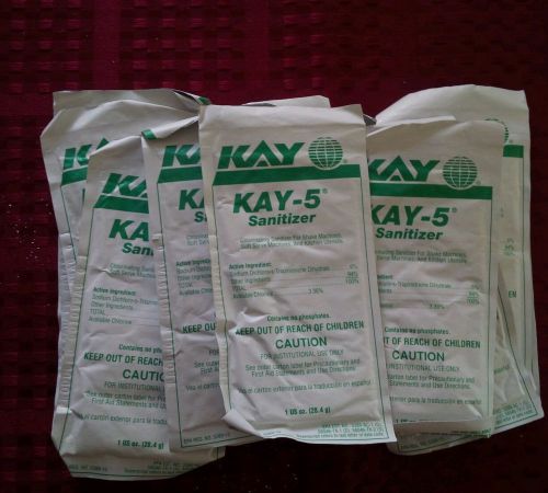 Kay-5 Sanitizer Lot of 20, 1oz Packets