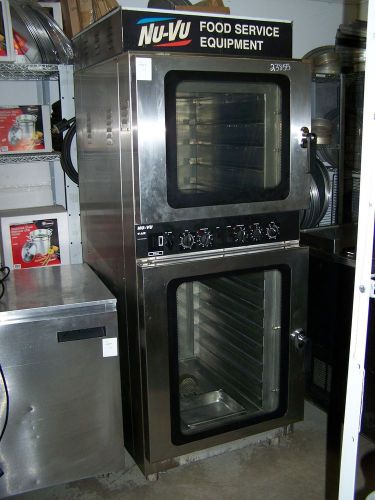 NuVu Oven and Proofer on Casters 208V; 3PH; V-Air Steam