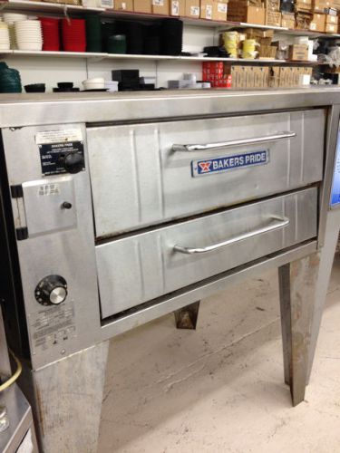 Bakers pride 151 single deck gas pizza oven for sale