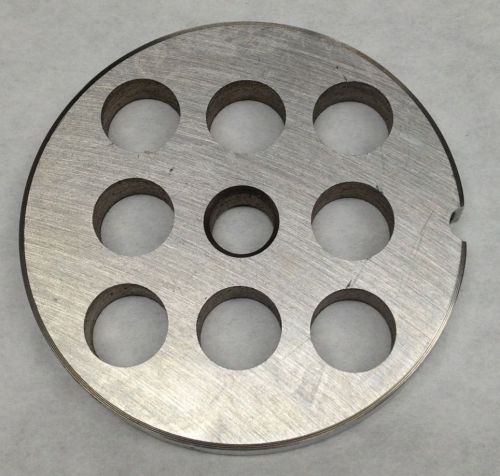 #12 Meat Grinder Plate with 1/2&#039;&#039; Holes