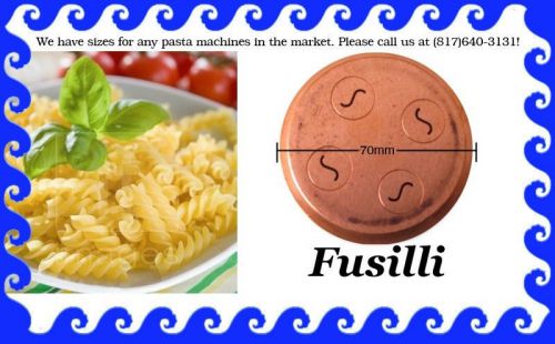 2 Kiss Fusilli Pasta Die &#034;More sizes available&#034;