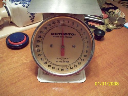 Vntage detecto scale company 32oz scale by 1/4th oz.unusual &amp; great condition for sale