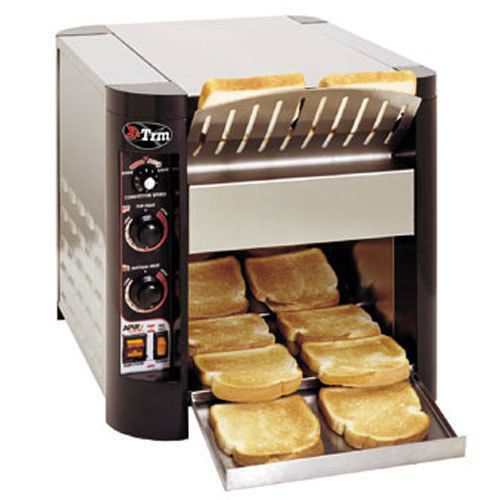 Apw xtrm-2h toaster, conveyor, electric, 600 slices per hour, bread and bun toas for sale