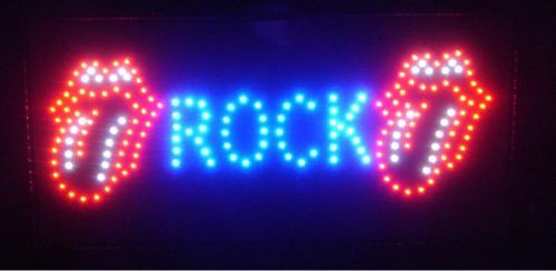 19x10 rock w/tongue&#039;s motion led sign for sale