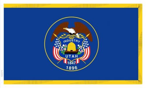 Bc089 vector flag of utah (wall banner only) for sale