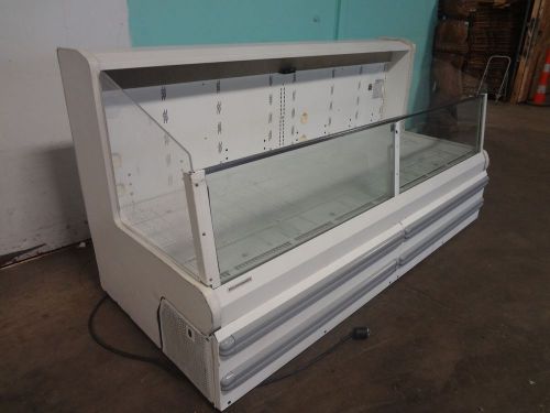 &#034;hill phoenix&#034; 99&#034;w refrigerated lighted produce deli cold open merchandiser for sale