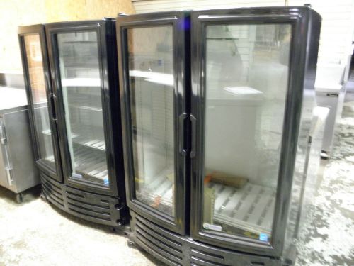 NEW IMBERA VRD21 TWO CURVED GLASS DOORS DAIRY BEVERAGE DISPLAY REFRIGERATOR