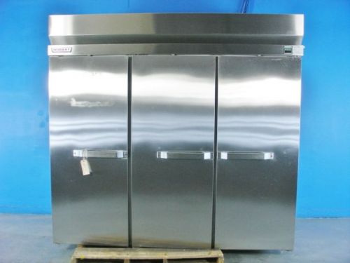 Hobart 3 door reach-in freezer 82&#034; top mount compressor for sale