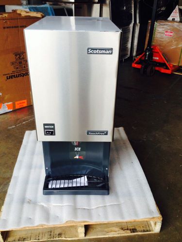 New scotsman mdt3f12a-1 touch free 392 lb flake ice machine and water dispenser for sale