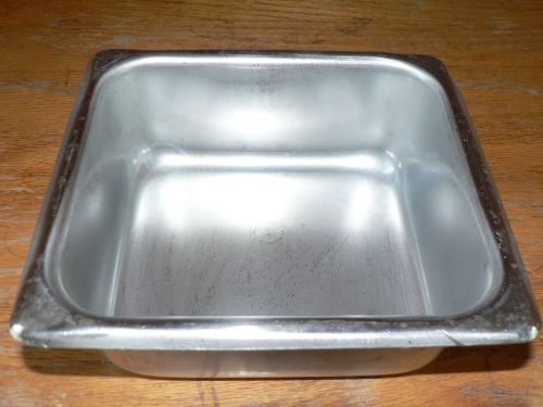 VOLLRATH  1/6 size STAINLESS STEEL Steam Table Pan 2.5&#034; Deep