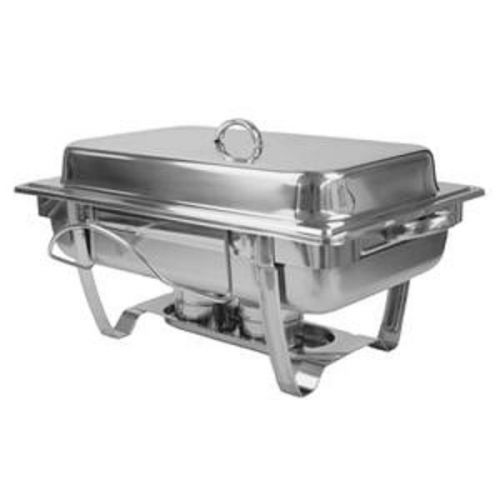CHAFERS 8 QUART STAINLESS STEEL CHAFER, STACKABLE CATERING BUFFET SLRCF0833BTZ