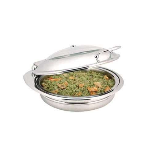 Update ICH-21 Induction Chafer 6 qt. glass lid built-in slam resistant mechanism
