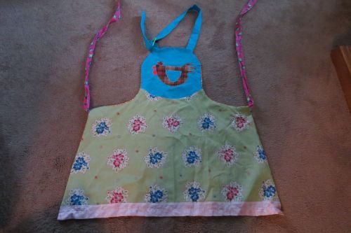 Reversable handmade apron multi colored for sale