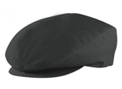 H47 Black Gatsby Cap Adjustable Leather Slide Snap Front 28020