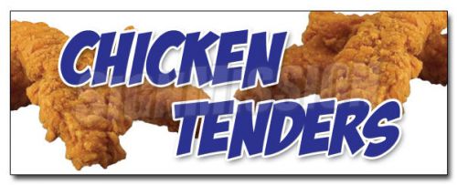 48&#034; CHICKEN TENDERS DECAL sticker fingers strips new supplies stand cart trailer