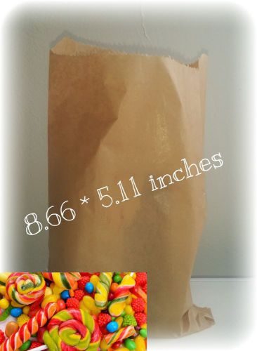 Lunch bags bag paper white brown*choose size* sandwich candy buffets merchandise for sale