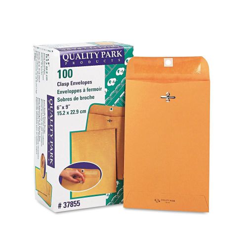 100 business envelopes 6x9 kraft clasp manila shipping catalog yellow brown flap for sale