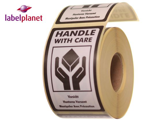 Handle With Care Package/Packaging Postage Self-Adhesive Labels Label Planet®